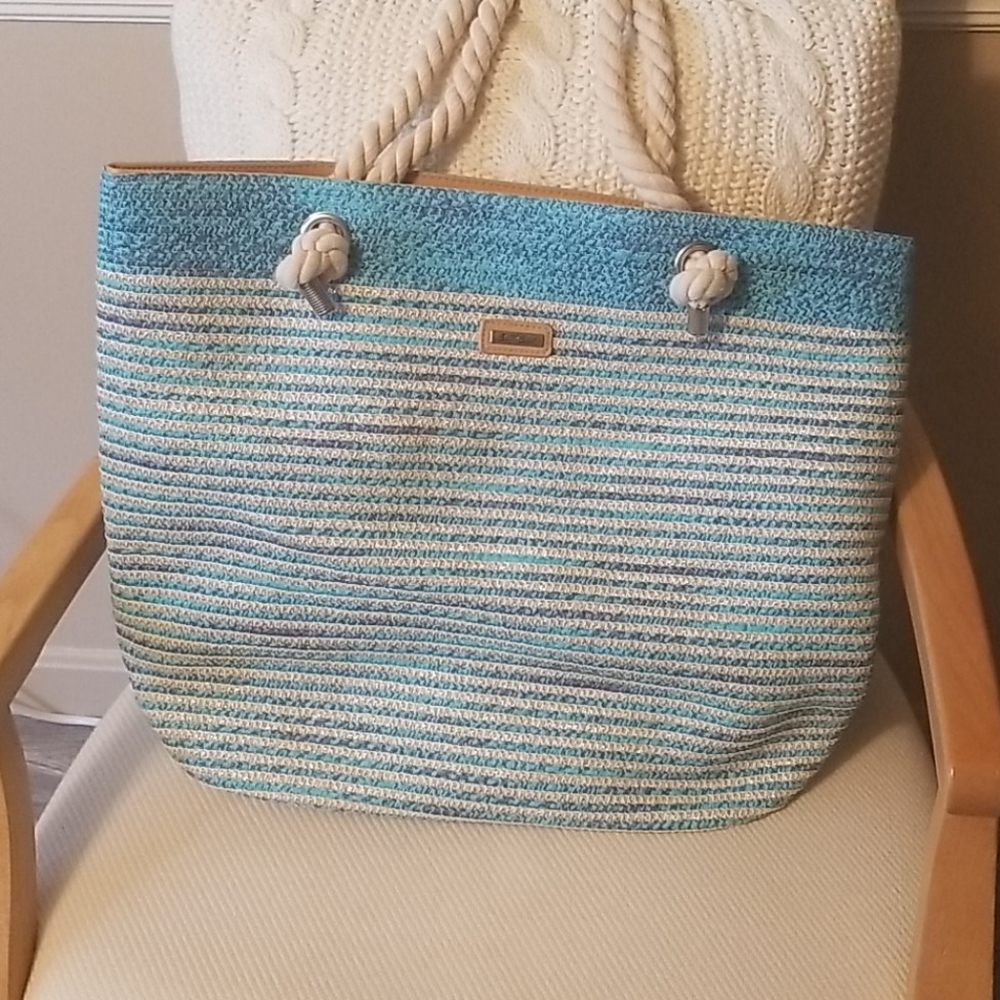 Beach bag and matching hat